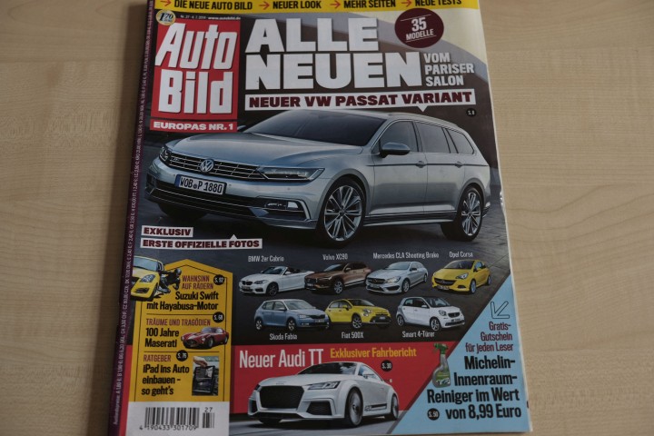 Deckblatt Auto Bild (27/2014)
